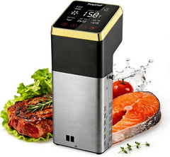 Sous Vide Cooker 1400W Commercial Immersion Circulator, Stainless Steel Precision Cooker with Large Touchscreen, Fast Heating, Precise Temperature Control & Timer, Powerful Pump, IPX7 Waterproof
