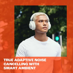 JBL Live 770NC - Wireless Over-Ear Headphones with True Adaptive Noise Cancelling with Smart Ambient  Up to 65 Hours of Battery Life  Comfort-fit Fabric Headband & Carrying Pouch (Black)
