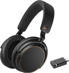 Sennheiser ACCENTUM Wireless Bluetooth Headphones - 50-Hour Battery Life  Audio  Hybrid Noise Cancelling (ANC)  All-Day Comfort and Clear Voice Pick-up for Calls  Black/Copper