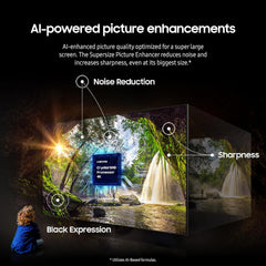 Samsung 98-Inch Class 4K Crystal UHD DU9000 Series HDR Smart TV  Object Tracking Sound Lite  Motion Xcelerator 120Hz  Supersize Picture Enhancer  Mega Contrast  Alexa Built-In (UN98DU9000  2024 Model)