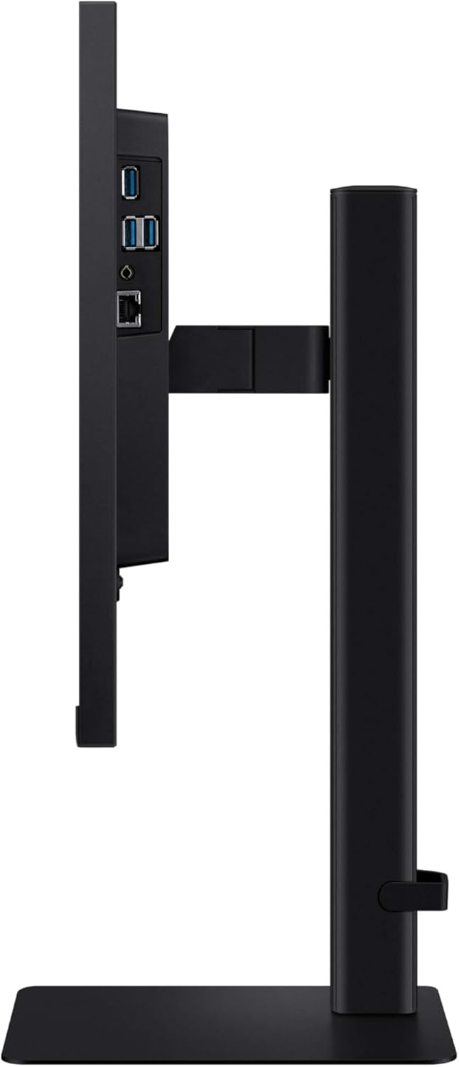 SAMSUNG 24" ViewFinity S6 (S60UD) Series QHD High Resolution Computer Monitor  100Hz  HDR10  USB-C  Built-In LAN Port  Daisy Chain Support  Easy Setup  Height Adjustable Stand  LS24D606UANXZA  2024