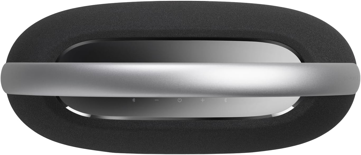 Harman Kardon Go + Play 3 - Portable Bluetooth Speaker with Superior Sound and 8 Hours Playtime  USB Charging  Auto self Tuning  Dual far-Field Microphones (Renewed)