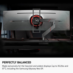 Secretlab Magnus Monitor Arm (Heavy Duty Edition) - Designed for Ultrawide Monitors - Up to 57 inches  18 to 35lbs - Includes Heavy-Duty tilt Pivot