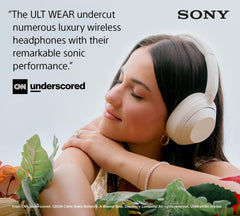 Sony ULT WEAR Over-Ear Noise Canceling Bluetooth Headphones with Alexa Built-in  Comfortable Design  30-Hour Battery  Massive Bass  & Signature Noise Canceling Found in 1000X Series  Off White