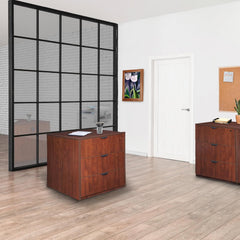 Regency Legacy Stand Up Back to Back Storage Cabinet/Lateral File- Cherry