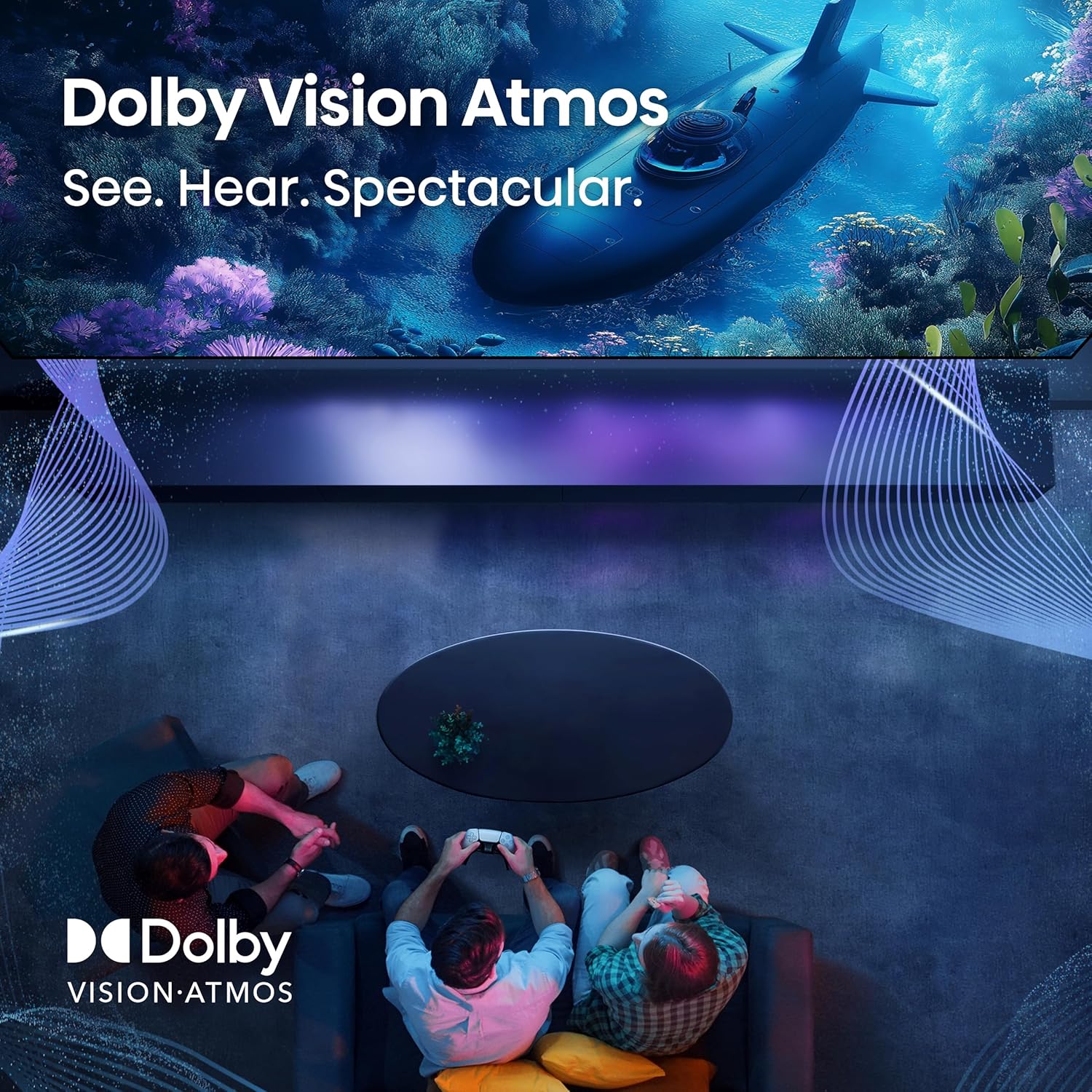 Hisense 43" E6 Cinema Series Hi-QLED 4K UHD Smart Fire TV (43E6QF  2025 Model) - AI Light Sensor  Dolby Vision · Atmos  Voice Remote with Alexa  Motion Rate 120  HDR 10+ Adaptive  Game Mode Plus