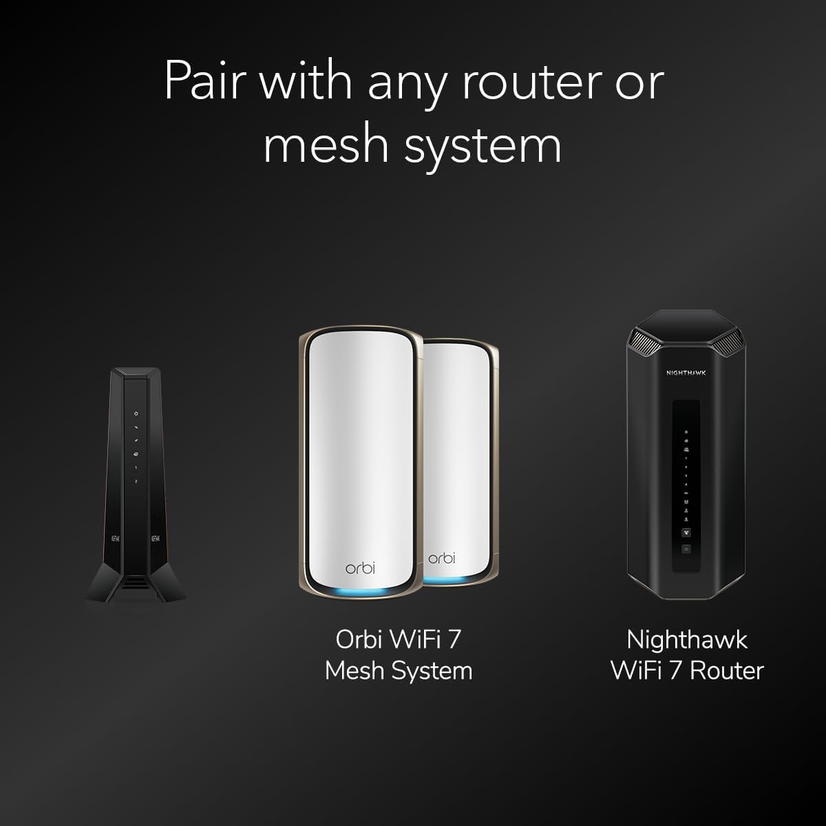 NETGEAR Nighthawk DOCSIS 3.1 Mid/high-Split Cable Modem (CM2500) – Approved for Today’s Faster Speeds & Compatible with All Providers Incl. Xfinity  Spectrum  Cox - for Plans up to 2Gbps (Renewed)