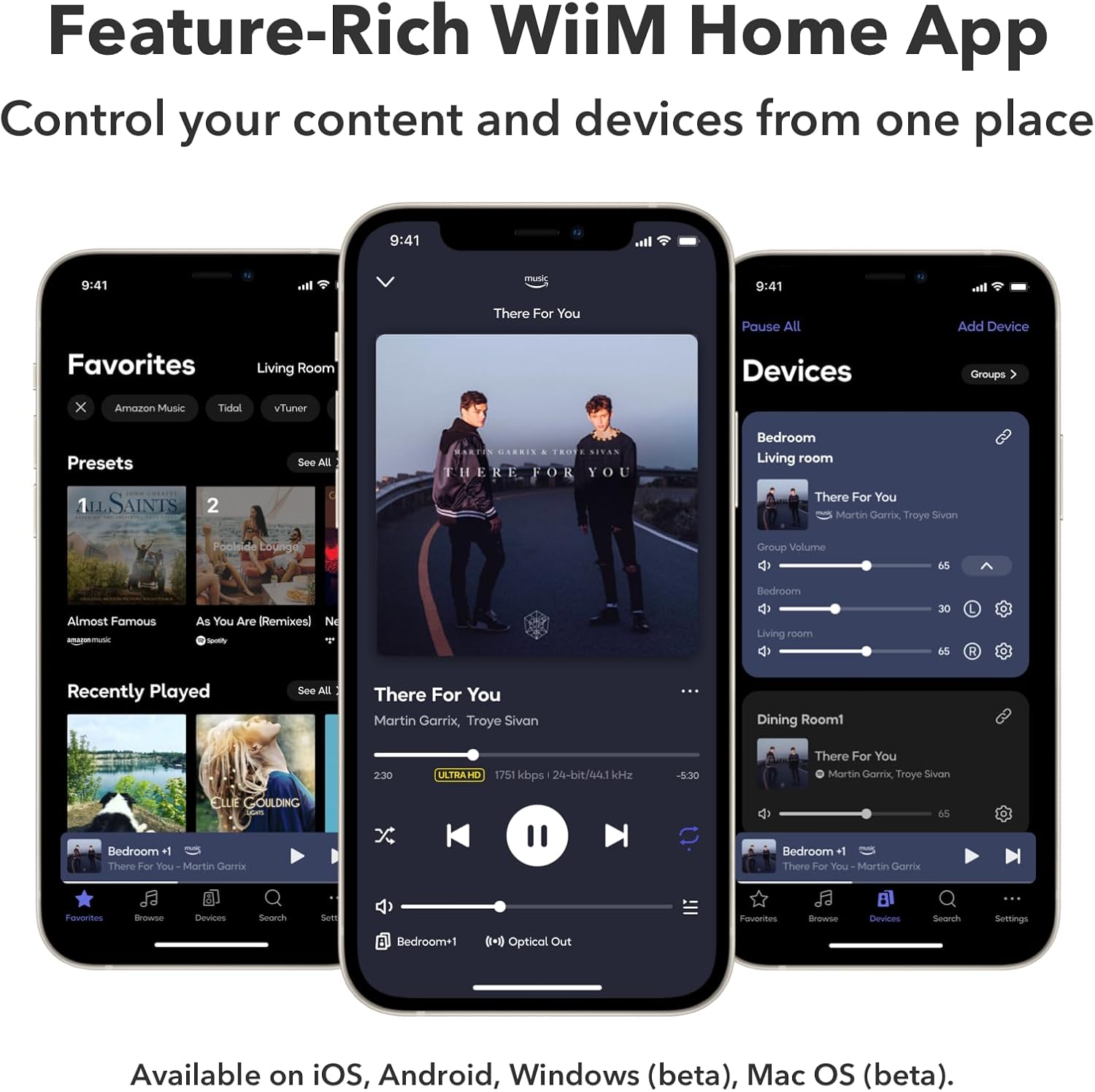 WiiM Pro AirPlay 2 Receiver  Google Cast Audio  WiFi Multiroom Streamer  Compatible with Alexa  Siri and Google Assistant  Stream Hi-Res Audio from Spotify  Amazon Music  Tidal and More