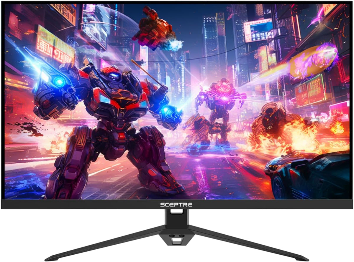 Sceptre New IPS 24-inch Gaming Monitor 180+Hz DP x2 HDMI x2 1ms 100% sRGB Build-in Speakers Machine Black 2026 (E248B-FPT168 Series)
