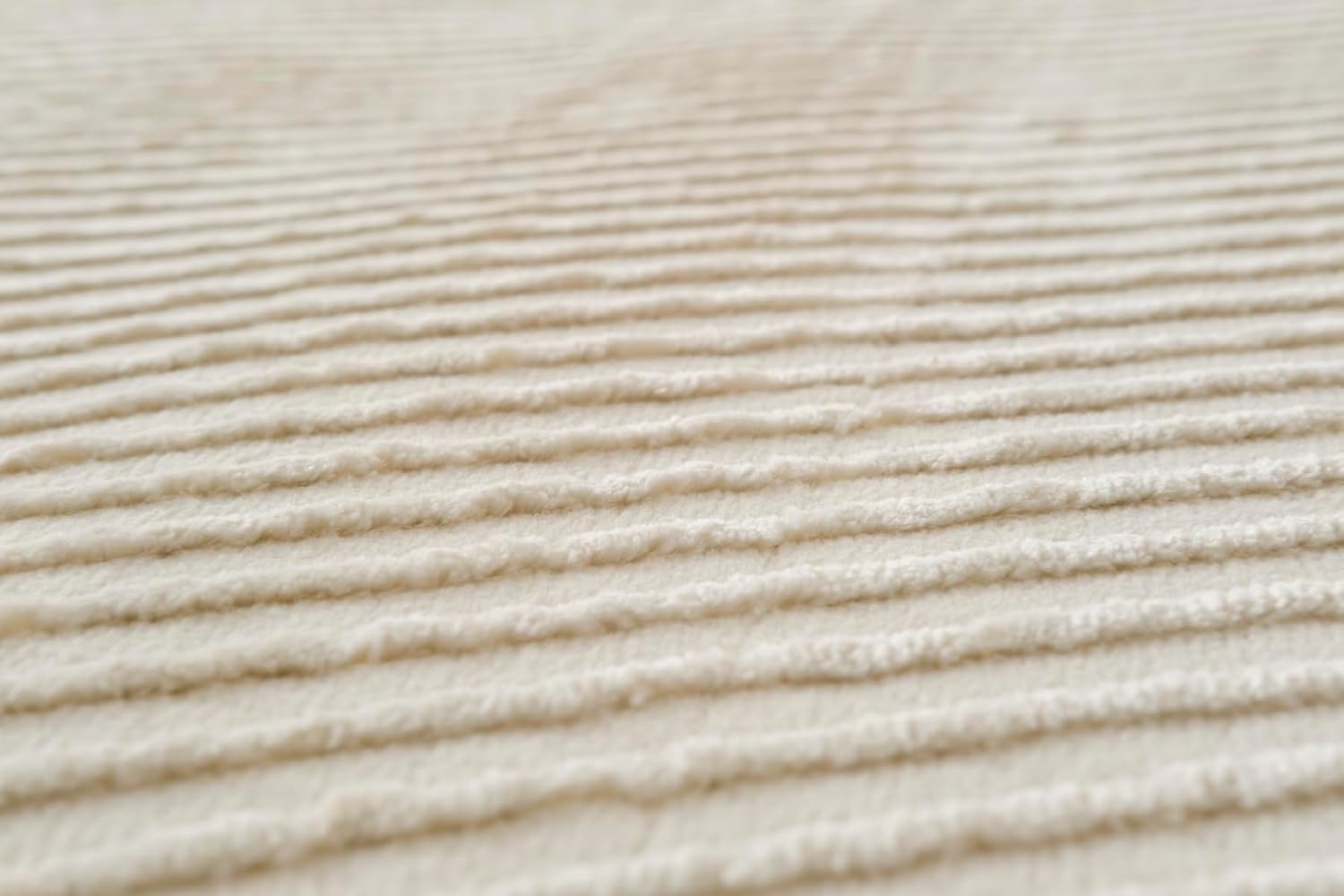 Revival Rugs Record 9'2"x12'2" Washable Area Rug for Living Room Bedroom - 100% Recycled Oeko-TEX Certified, Medium Pile, Beige, Cream