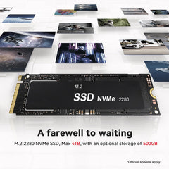 Beelink SER5 Mini Pc AMD Ryzen 5 5500U (6C/12T up to 4.0 GHz) Mini Computer with 16GB DDR4/500GB NVMe SSD Support Triple Screen Display  WiFi 6  BT 5.4 Type-C  2.5G LAN