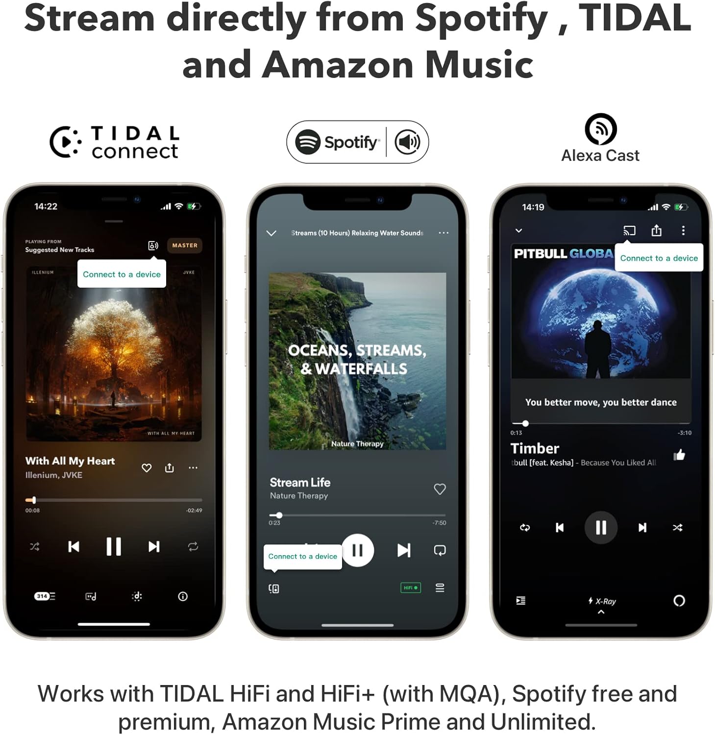WiiM Pro AirPlay 2 Receiver  Google Cast Audio  WiFi Multiroom Streamer  Compatible with Alexa  Siri and Google Assistant  Stream Hi-Res Audio from Spotify  Amazon Music  Tidal and More