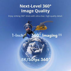 DJI Osmo 360 Third-Person Helmet Combo  360 Camera with 1-Inch 360° Imaging  Native 8K 360° Video  4K/120fps & 170° Boost Video  Third-Person POV Helmet Mount Kit  Action Camera for Extreme Sports