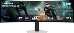 Samsung LS49DG910SNXZA 49 Inch Odyssey Dual QHD 144Hz Curved Gaming Monitor with 5 Year Amber Protection Plan (2024)