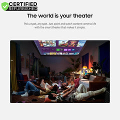 Samsung SP-LFF3CLAXXZA The Freestyle Projector 2nd Gen with Gaming Hub (Renewed) Bundle with 2 Year CPS Enhanced Protection Pack