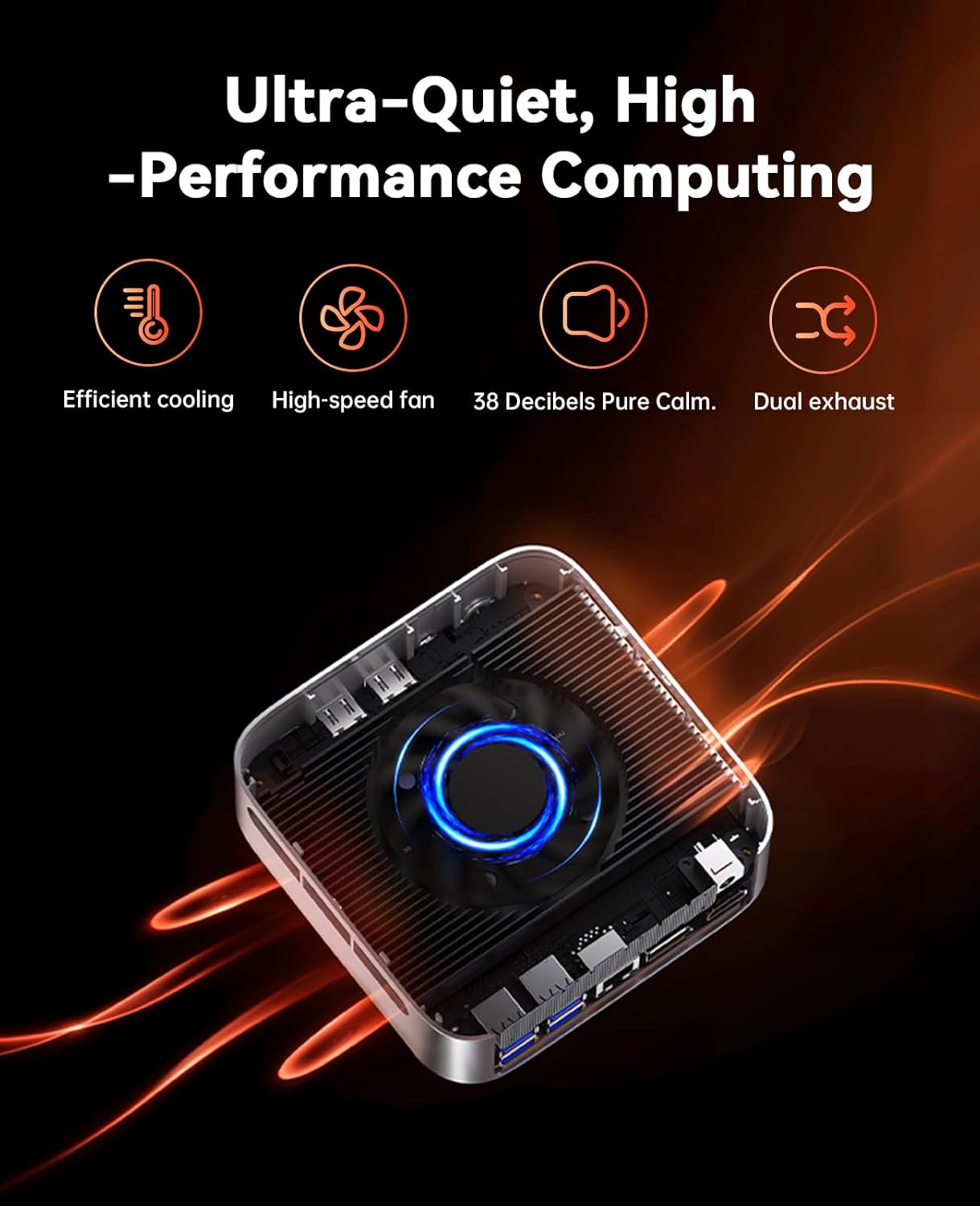 ACEMAGIC Mini PC Gaming AMD Ryzen 7 7735HS 11 Pro (Up to 4.75GHz) 24GB RAM 1TB SSD  Radeon Triple 4K Display Mini Computers Desktop Micro Small Pc for Gaming/Office 3.2Type-C/LAN 2.5G/BT5.2/WiFi 6