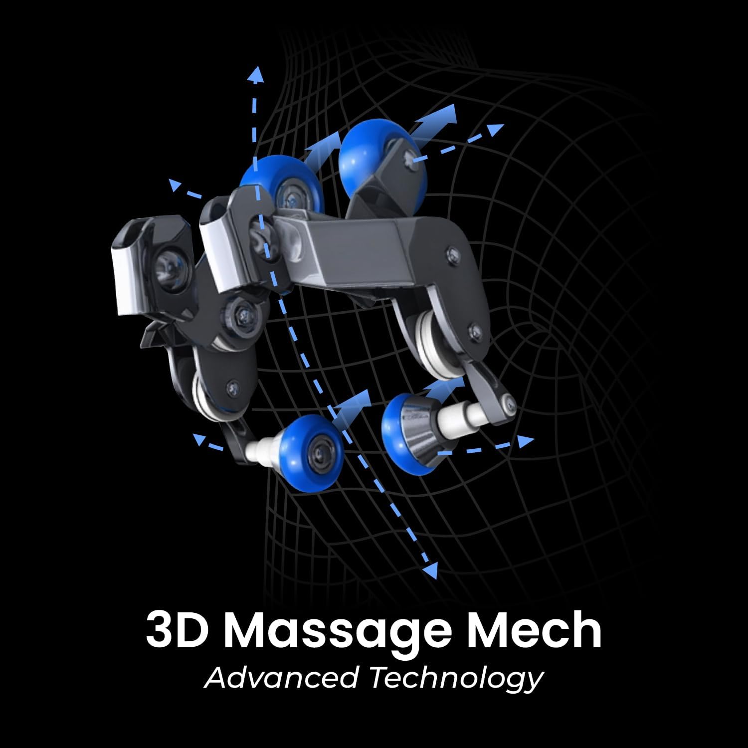 AmaMedic 3D Astoria | Full Body Massage Chair l Intelligent Voice Control | Touchscreen Controller | Heating Therapy l Zero Gravity Reclining l Bluetooth Speakers (Black)