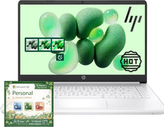 HP Home and Student Essential Laptop with Microsoft 365-1.1TB Storage - 8GB RAM - Intel Inside | Anti-Glare Display  64GB SSD and 1TB Cloud Storage  Fast Charge and 12hrs Battery  no Mouse
