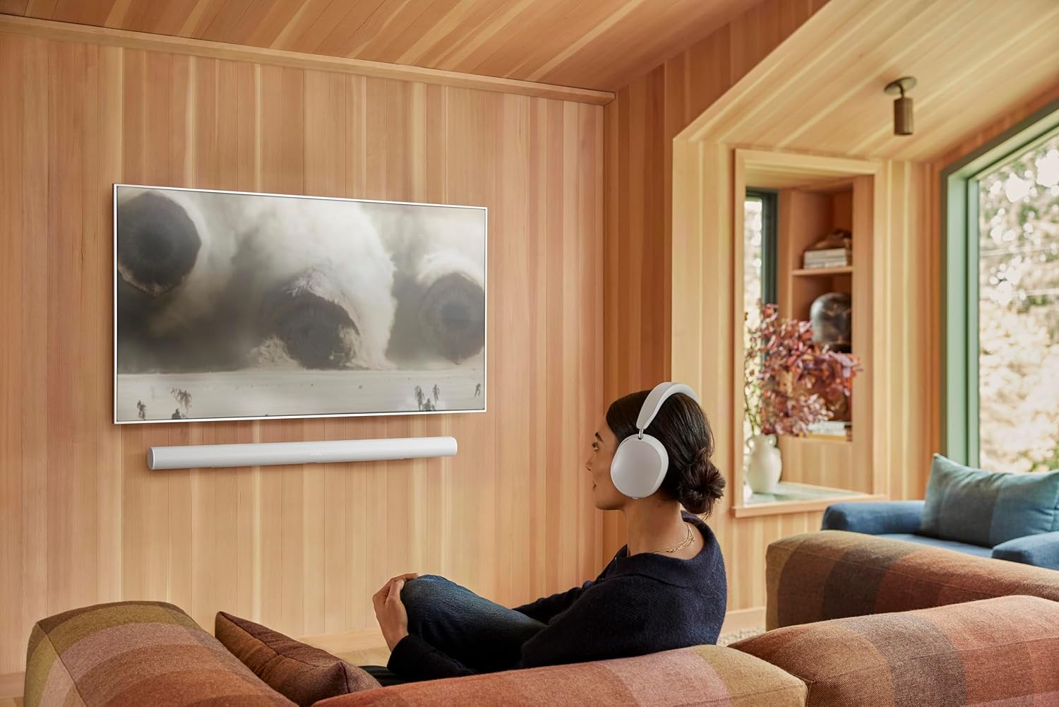 Sonos Arc Ultra Soundbar with Dolby Atmos and Voice Control - 9.1.4 Surround Sound for TV and Music - White