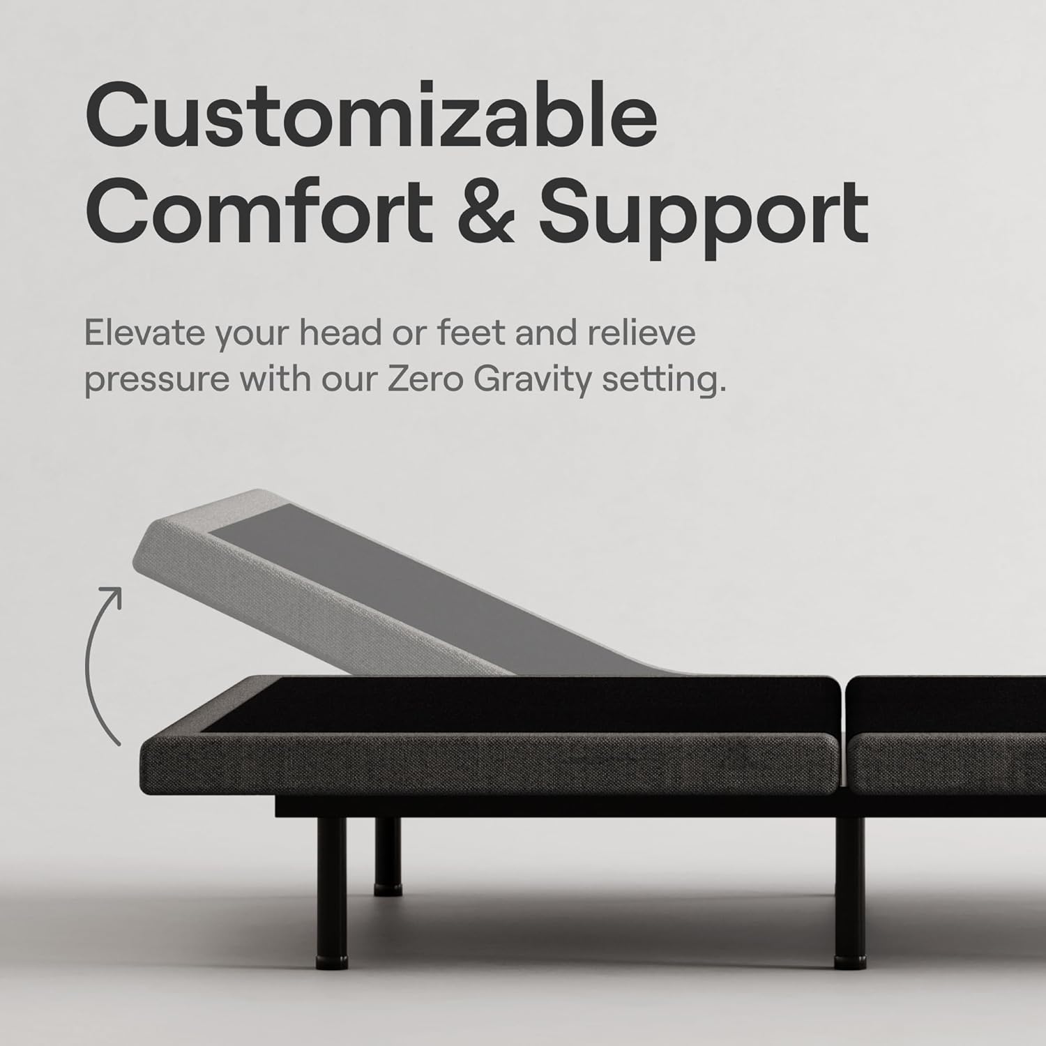 Nectar Full Adjustable Base & 12” Hybrid Mattress (New Version) - Head & Foot Incline - Medium Firm Memory Foam & Coils - Cooling Top Layer - 3 Massage Settings - 365-Night Trial & Forever Warranty