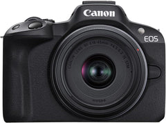 Canon EOS R50 Mirrorless Camera RF-S18-45mm F4.5-6.3 is STM Lens Kit  24.2 Megapixel CMOS (APS-C) Sensor  4K Video  Hybrid Camera  Photo and Video  Vlogging  Content Creator  RF Mount  Black