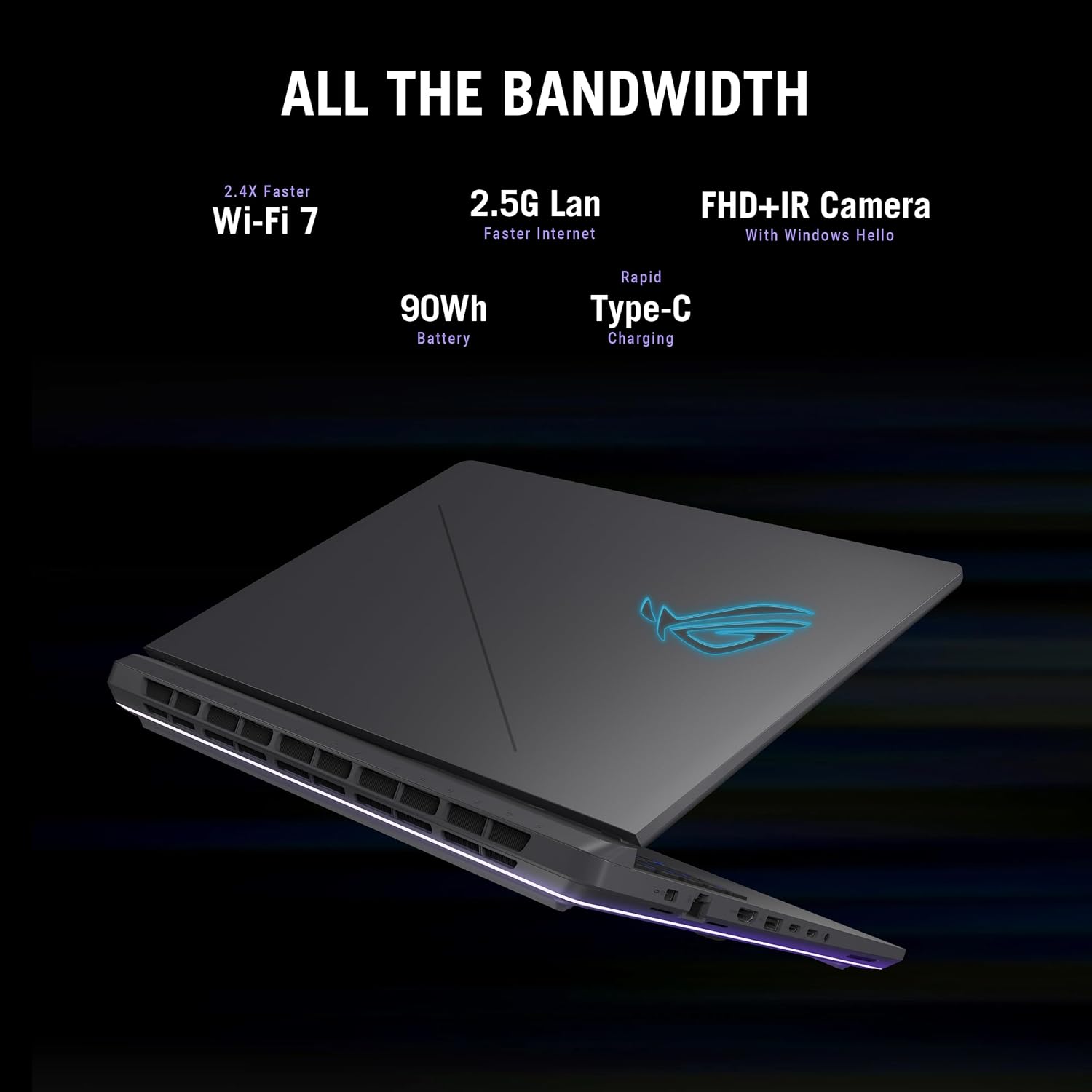ASUS ROG Strix G16 (2025) Gaming Laptop  16” ROG Nebula Display 16:10 2.5K 240Hz/3ms  NVIDIA® GeForce RTX™ 5060 GPU  Intel® Core™ Ultra 9 Processor 275HX  16GB DDR5  1TB SSD  Wi-Fi 7  Wind11 Home