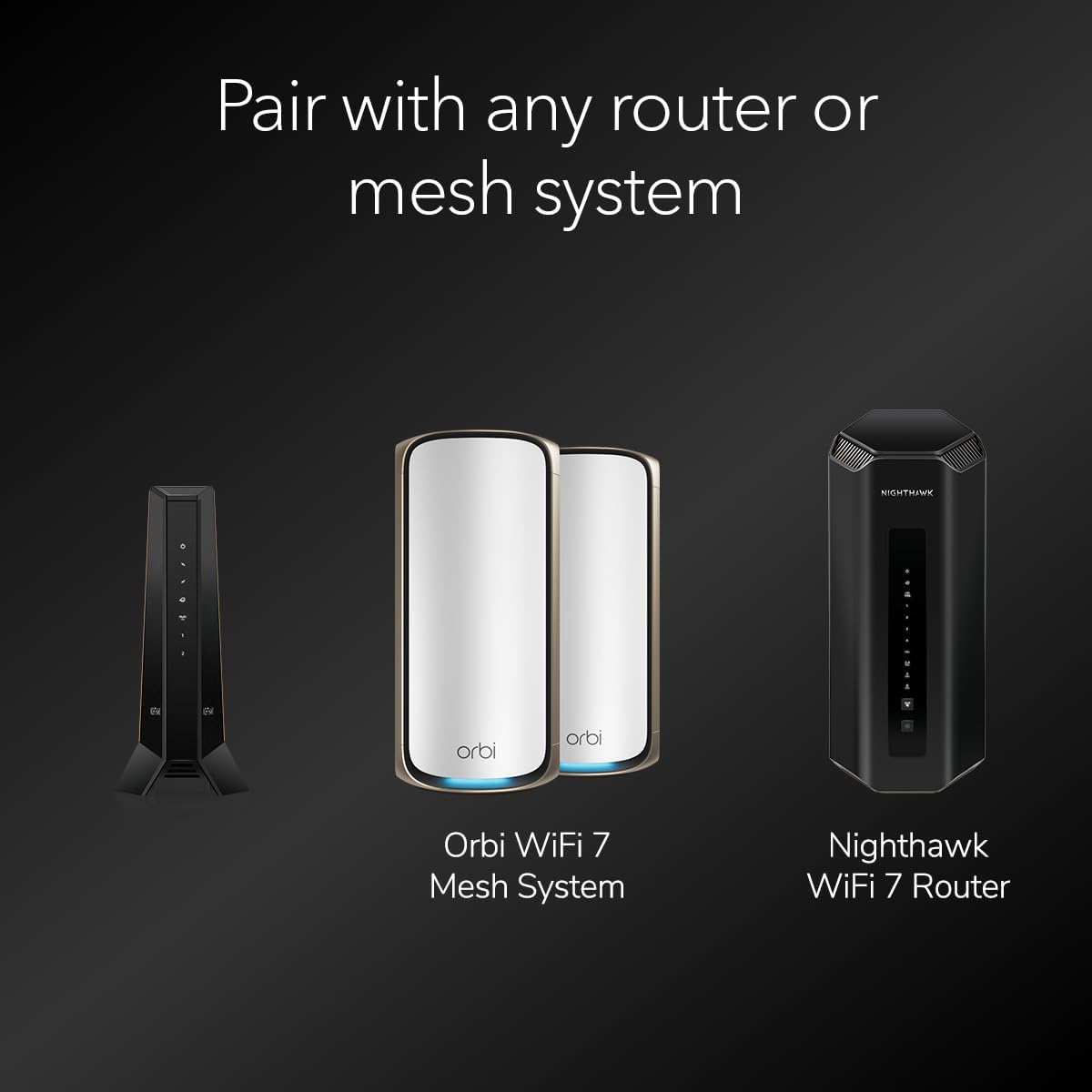 NETGEAR Nighthawk DOCSIS 3.1 Mid/high-Split Cable Modem (CM3000-1AZNAS) – Approved for Today’s Fastest Speeds - Works With all Cable Providers  Incl. Xfinity  Spectrum  Cox - Cable Plans up to 2.5Gbps