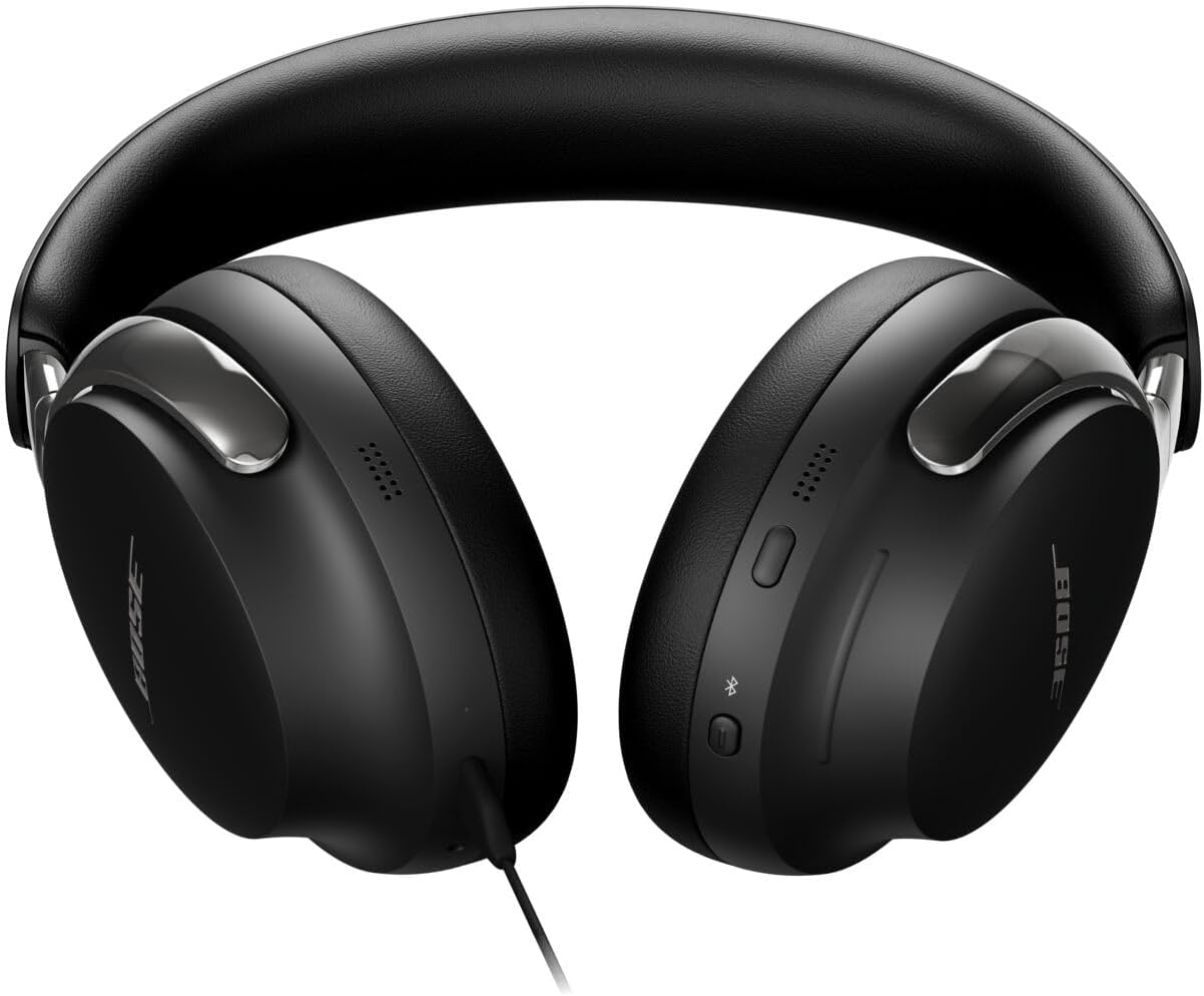 Bose QuietComfort Ultra Bluetooth Headphones (2nd Gen)  Wireless Headphones with Spatial Audio  Over Ear Noise Cancelling with Mic  Up to 30 Hours of Play time  Black