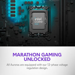 Alienware Aurora Gaming Desktop ACT1250 - Intel Core Ultra 9 285 Processor  Liquid Cooled  NVIDIA GeForce RTX 5080  32GB DDR5 RAM  1TB SSD  1000W Platinum Rated PSU  Windows 11 Home - Clear Panel