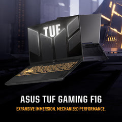 ASUS TUF Gaming F16 Gaming Laptop  16” FHD+ 144Hz IPS-Level 16:10 Display  Intel® Core™ 5 210H  NVIDIA® GeForce RTX™ 4050  16GB DDR5  512GB PCIe Gen4 SSD  Wi-Fi 6  Win11 Home  FX607VU-SS53