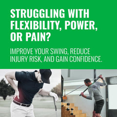 GolfForever Swing Trainer – Golf Fitness & Training System for Strength  Flexibility & Swing Power – Includes Membership & Premium Training Bar for Golf-Specific Workouts