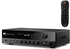 Donner Stereo Receivers  5.1 Channel Audio Amplifier with Bluetooth 5.3  Optical/Coaxial  USB  FM  2 Mic-in  Echo  RCA  AC-3 Input for Home  Karaoke  Theater Speakers  60W/4R & 25W×3 RMS  MAMP4