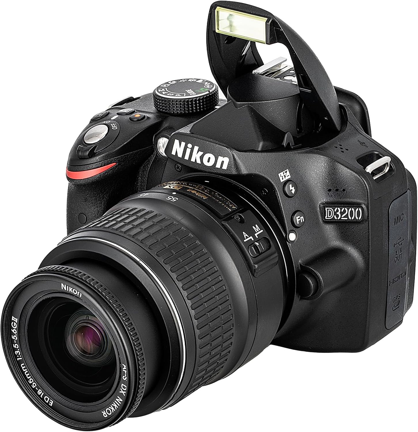 Nikon D3200 24.2MP DSLR Camera Kit with 18-55mm VR Zoom Lens – Full HD 1080p Video Capture  Fast 11-Point Autofocus System + 128GB Memory Card + Protective Memory Card Case + Camera Bag + More