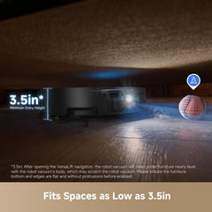 DREAME X50 Ultra Robot Vacuum and Mop with Auto-Empty and Mop Self-Cleaning, 20,000Pa Suction, Obstacle Avoidance and 360° Navigation, Corner to Edge Deep Cleaning, Detangling Brush