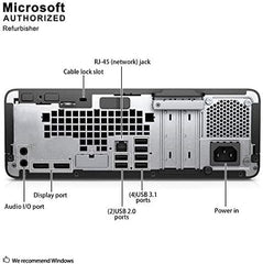 HP ProDesk 600 G3 SFF Desktop Computer with 21.5" FHD Monitor  Intel Quad Core i5-6500  16GB DDR4  256GB SSD  DisplayPort  Keyboard & Mouse  WiFi  BT  Windows 11 Pro (Renewed)  Black