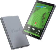 Pinned Golf Portable GPS Tablet - The Caddie - Magnetic  Weatherproof  Touchscreen  FCB Distances - Golf Caddy 45 000 Course Maps - Gifts for Men - Gray