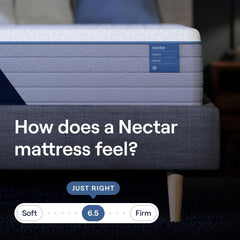 Nectar Classic Hybrid 12” Twin XL Mattress - Medium Firm - Memory Foam & Innerspring Coils - Cooling Top Layer - Back Pain Relief - Mattress in a Box - 365-Night Trial & Forever Warranty