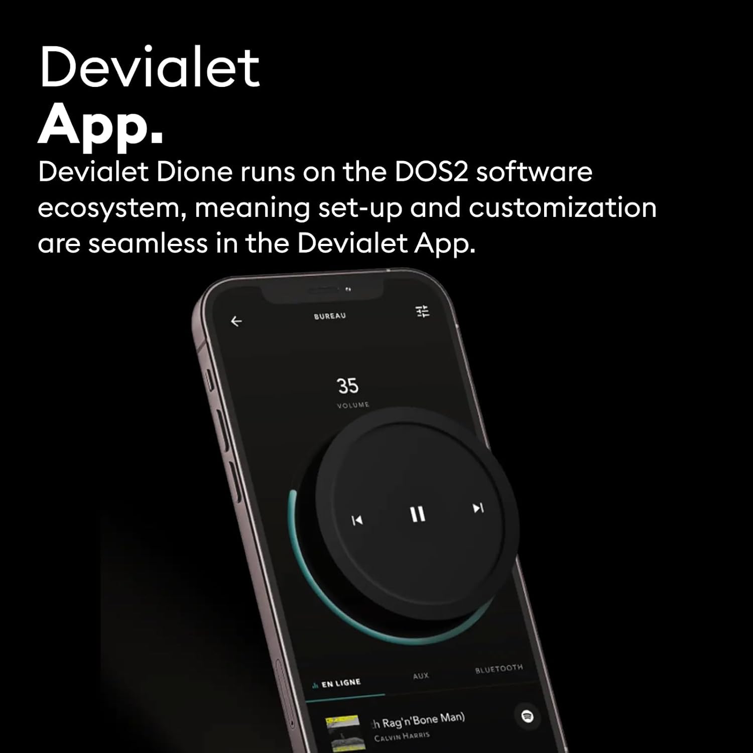Devialet Dione - All-in-One HDMI Dolby Atmos Soundbar - Enhance Home Cinema - Patented Technologies for Immersive Sound - Seamless Connectivity