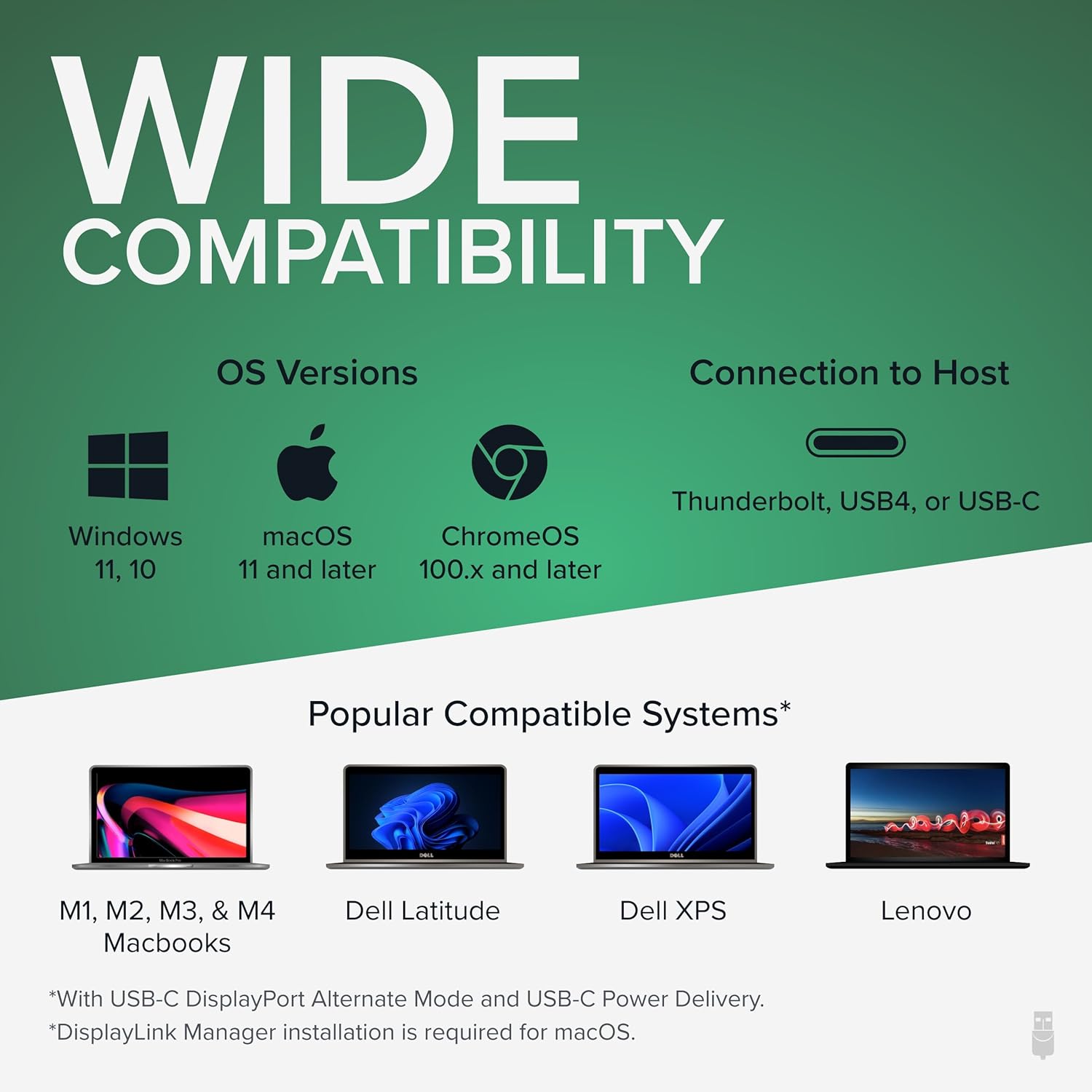 Plugable USB C Triple Display Docking Station | 100W PD  3x HDMI (1x 4K 30Hz  2x 1080p 60Hz)  6x USB 5Gbps Ports | Windows  macOS  ChromeOS Compatible - Enhance Productivity with Multi-Monitor Support