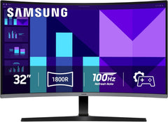 Samsung 32-inch S3 (S39GD) FHD 100Hz Curved Monitor  Game Mode  Eye Saver Mode  Multiple Connectivity with HDMI Port  Built-in Speakers  LS32D39DGANXZA  2025