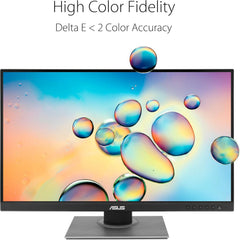ASUS ProArt Display PA278QV 27” WQHD (2560 x 1440) Monitor  100% sRGB/Rec. 709 ΔE < 2  IPS  DisplayPort HDMI DVI-D Mini DP  Calman Verified  Eye Care  Anti-Glare  Tilt Pivot Swivel Height Adjustable