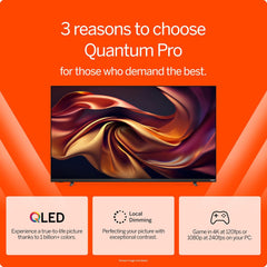 VIZIO 50-inch Quantum Pro 4K 120Hz QLED HDR10+ Smart TV with Dolby Vision  Active Full Array  240Hz @ 1080p PC Gaming  WiFi 6E  Apple AirPlay  Chromecast Built-in  M50QXM-K01  2023 Model