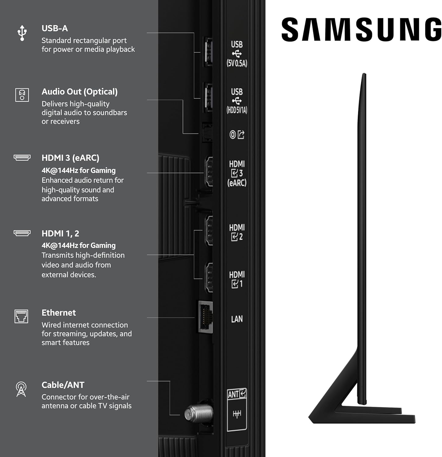 Samsung 65-Inch Class QLED Q8F 4K UHD Smart TV (2025 Model) Q4 AI Processor  100% Color Volume with Quantum Dot  AirSlim Design  Endless Free Content  Samsung Vision AI  Alexa Built-in