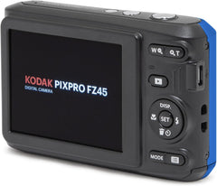 KODAK PIXPRO FZ45-BK 16MP Digital Camera 4X Optical Zoom 27mm Wide Angle 1080P Full HD Video 2.7" LCD Vlogging Camera  Blue