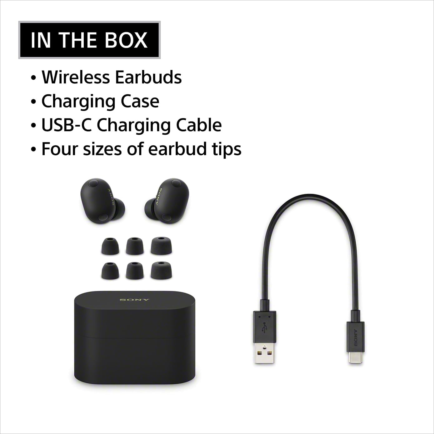 Sony WF-1000XM6 The Best Truly Wireless Noise Cancelling Earbuds (2026 Model)  Bluetooth in-Ear Headphones  with Studio-Quality Sound  Up to 24 Hours of Battery Life  Black