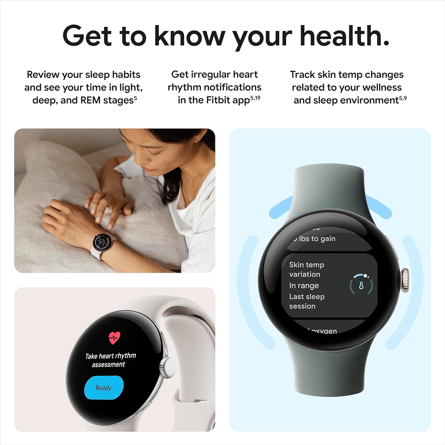 Google Pixel Watch 2 (Previous Model) with the Best of Fitbit - Heart Rate Tracking  Stress Management  Safety Features - Android Smartwatch - Polished Silver Aluminum Case - Bay Active Band - Wi-Fi
