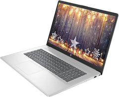 HP 17.3" Touchscreen Laptop Computer  64GB RAM 2.5TB Storage (2TB SSD+512GB Docking Station Set)  6-Cores AMD Ryzen 5  Windows 11  PLUSERA Earphones