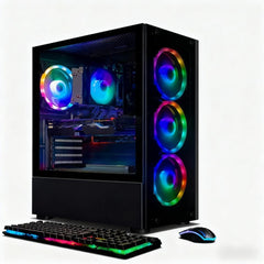 STGAubron Gaming PC Desktop Computer  AMD Ryzen 5 2600 up to 3.9G  GeForce RTX 2060 6G  16G DDR4  512G SSD  600M WiFi  BT 5.0  RGB Fan x4  Windows 11 Home