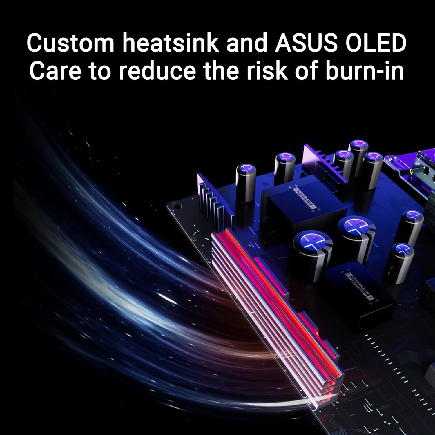 ASUS ROG Strix 27” 1440P OLED Gaming Monitor (XG27AQDMG) - QHD  Glossy OLED  240Hz  0.03ms  Custom Heatsink  Anti-flicker Uniform Brightness  G-SYNC Compatible  99% DCI-P3  DisplayWidget  3yr warranty