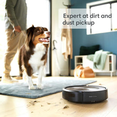iRobot Roomba j9+ Self-Emptying Robot Vacuum – Powerful Suction, Identifies and Avoids Obstacles Like Waste, Self-Empties for 60 Days, Best for Homes with Pets, Smart Mapping, Works with Alexa